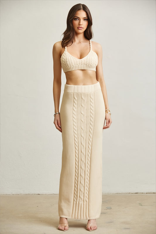 AURELIA KNIT SET - CREAM